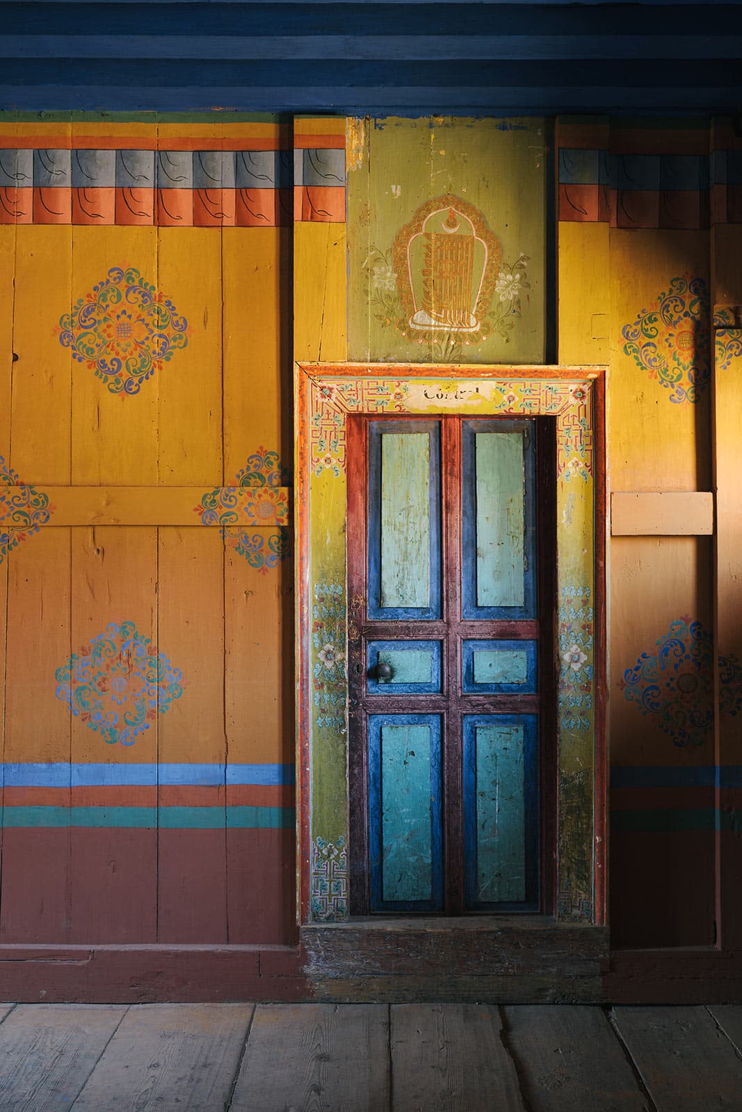Traditional Bhutanese windows